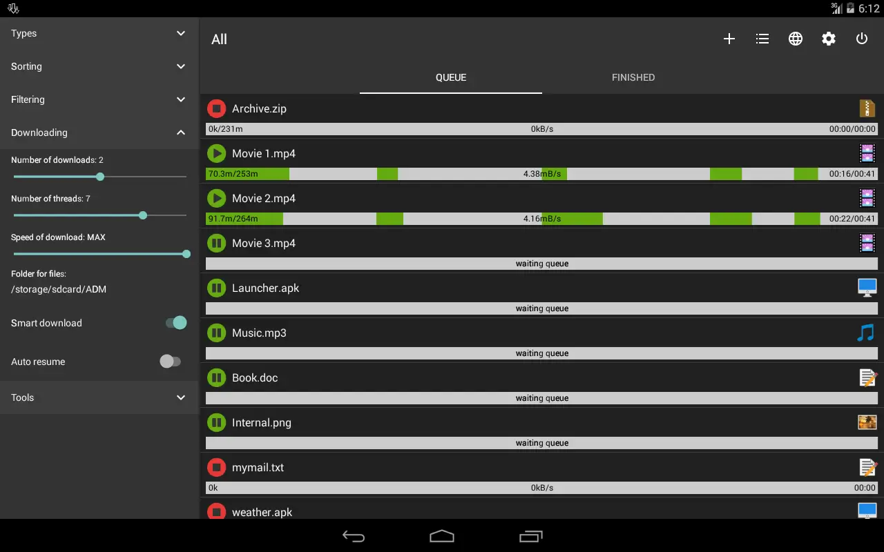 Advanced Download Manager MOD APK S11