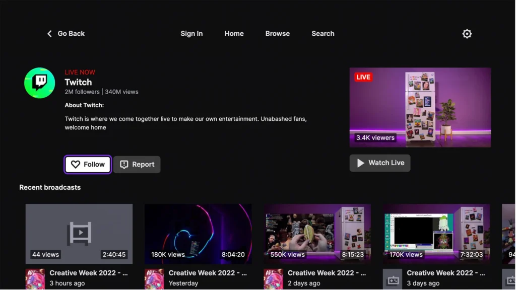 Twitch ReVanced APK S2